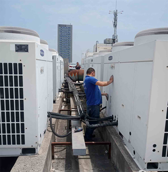 城阳中央空调制热和不制冷系统维修方法